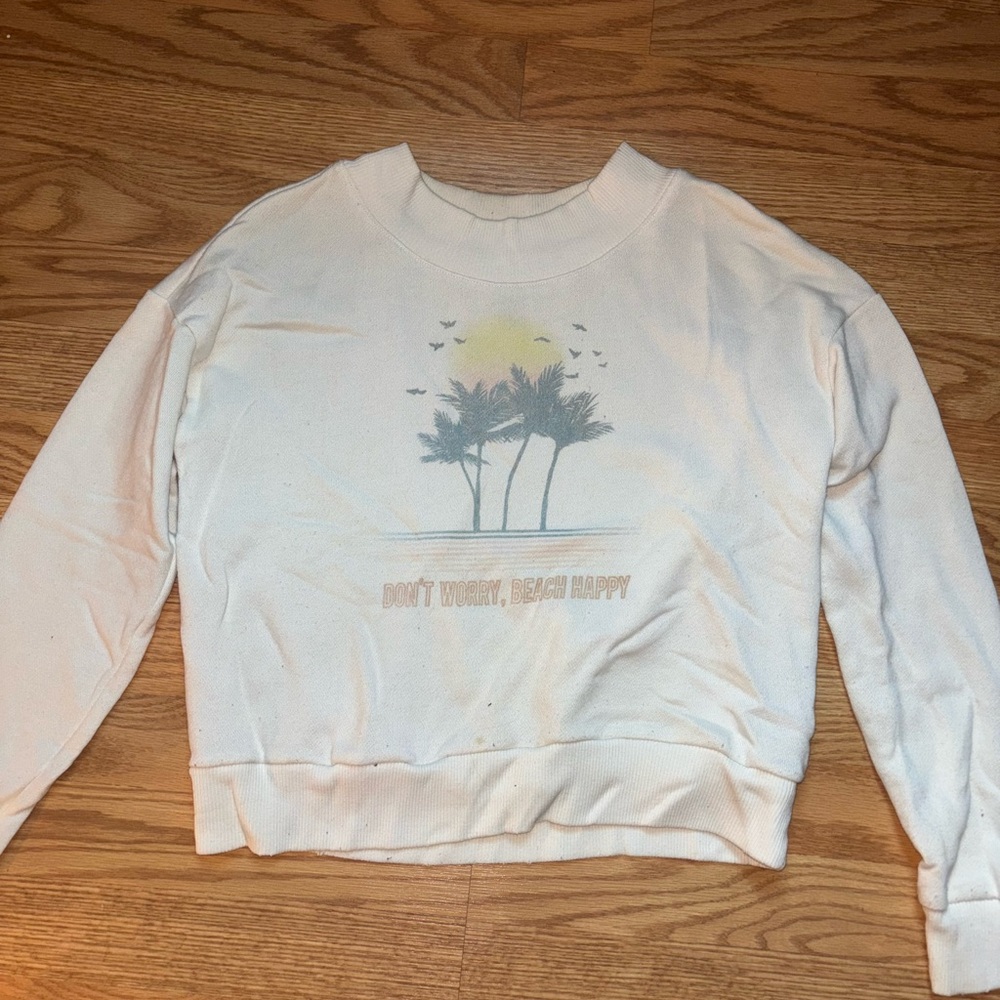 Aerie White Crewneck